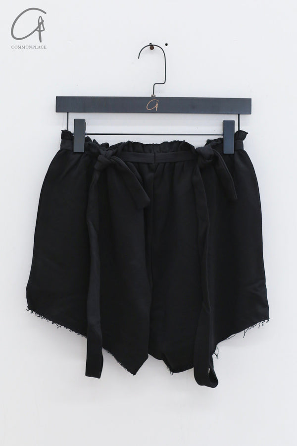 BASERANGE Shorts BAS-FLRSH-CO-SU24-HEI Black